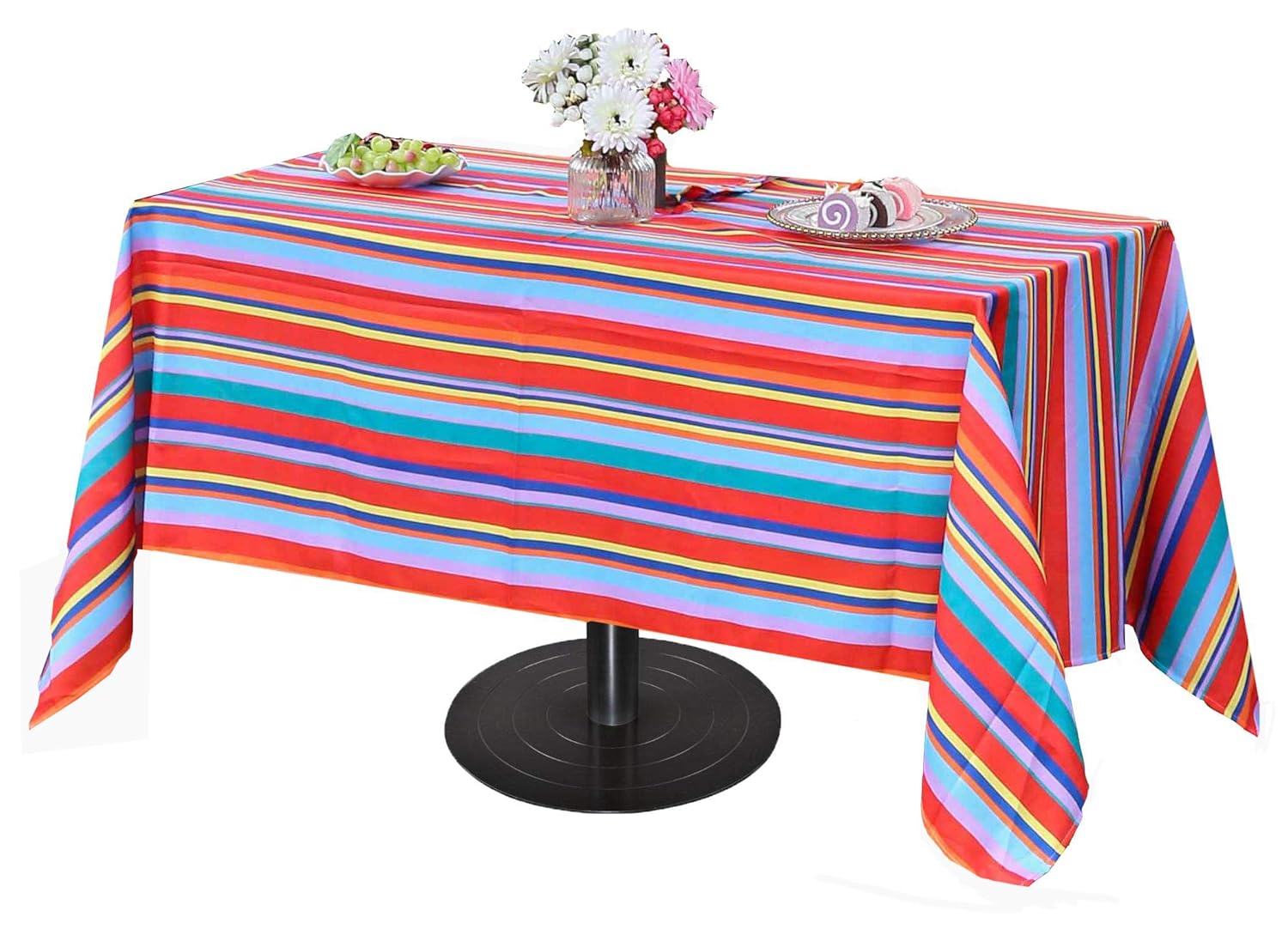 Best table cloth rectangular with umbrella hole