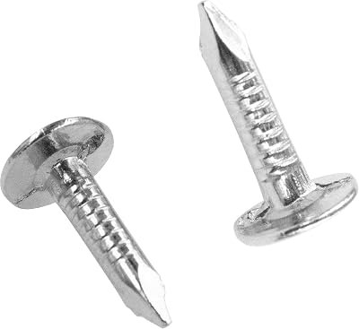 OMOTOOL Steel Roofing Felt Nails 15mm Countersunk Head Pins Shed Roof Felt