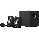 Logitech Z533 2.1 Multimedia Speaker System with Subwoofer, Powerful Sound, Booming Bass, 3.5mm Audio and RCA Inputs, PC/PS/Xbox/TV/Smartphone/Tablet/Music Player