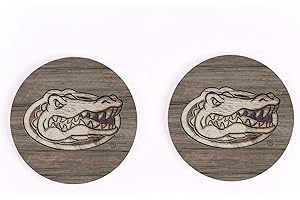 P. GRAHAM DUNN University of Florida Gators NCAA Team Logo 2.75 x 2.75 Absorbent Ceramic Car Coasters Pack of 2