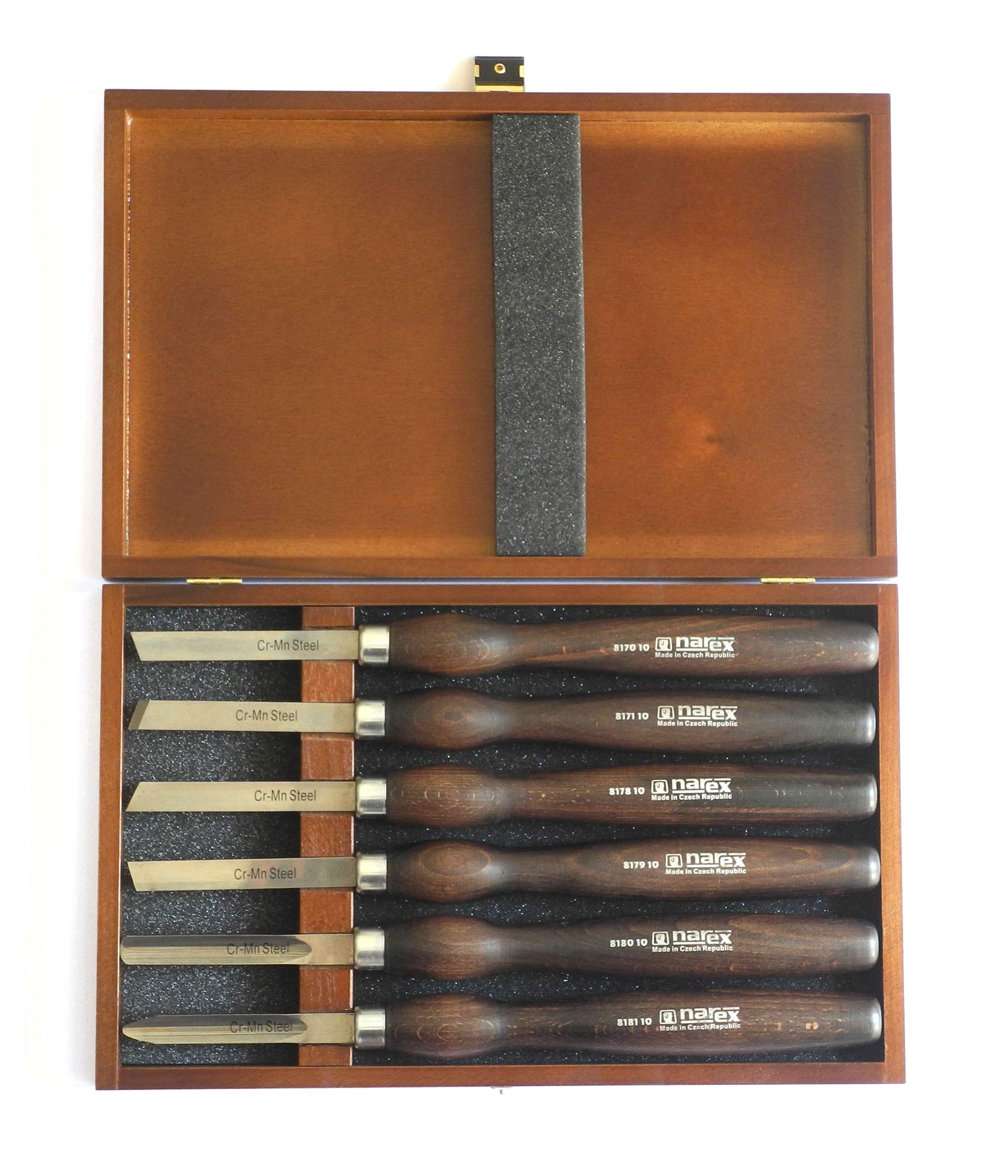 Narex Woodturning Lathe Chisels - Set of 6 pcs