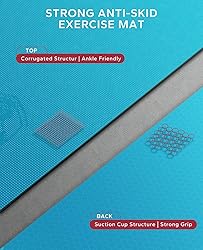 HAPBEAR Extra Large Exercise Mat-7'x5'x8mm