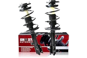 Shoxtec Front Pair Complete Struts Replacement for 2009-2013 Toyota Corolla 2011-2013 Toyota Matrix Coil Spring Shock Absorbe
