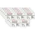 SanDisk Industrial 8GB Micro SD Memory Card Class 10 UHS-I MicroSDHC (Bulk 25 Pack) in Cases (SDSDQAF3-008G-I) Bundle with (1