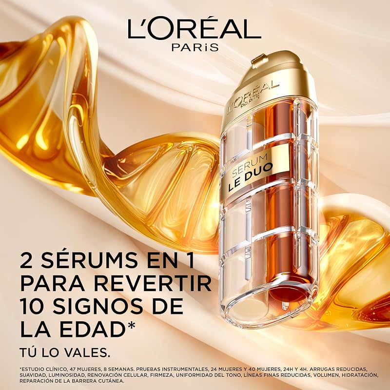 L'Oréal Paris Age Perfect Sérum Rejuvenescedor Le Duo, Para Todos os Tipos de Pele, 30 ml