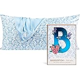 Kitsch x Bridgerton Satin Pillowcase with Zipper for Hair Skin, Softer Than Silk Pillow Cases, Wrinkle-Free, Cooling Satin Pi