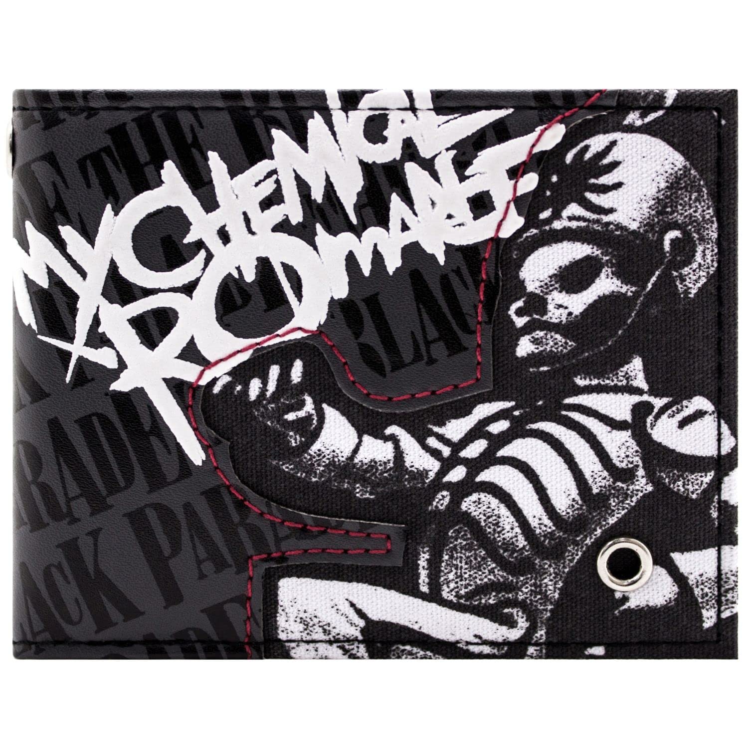 My Chemical Romance MCR Black Parade Rock Wallet Bi-Fold ID & Card Holder, Grey
