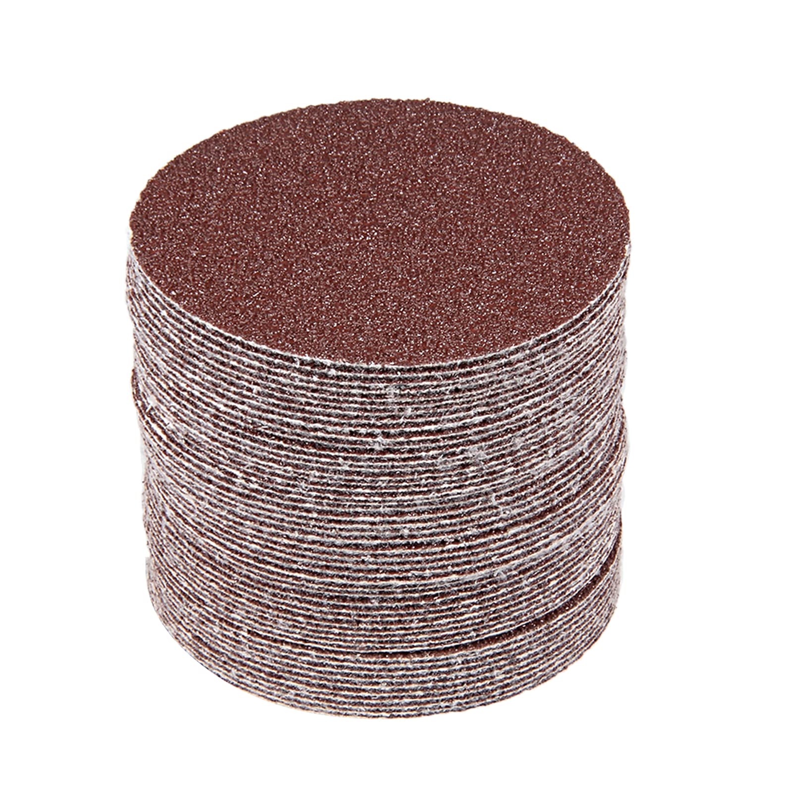 Kozelo 50 Pcs Sanding Discs Hook and Loop Backing - [3 Inch x 40 Grits] Aluminum Oxide Sandpapers for Orbital Sander Round Sanding Papers