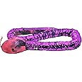 Sequinimals Sequin 67" Snake Plush Stuffed Animal Reversible Sequins (Violet/Silver)