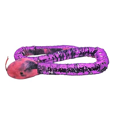 Sequinimals Violet Silver Snake Plush Stuffed Animal Jamaica Ubuy