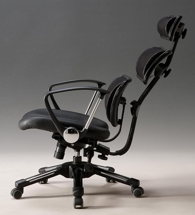 Amazon Co Jp Hara Chair ハラチェア ドクター フレッシュ ブラック オフィスチェア オフィスチェアー 高機能チェア 高機能チェアー 高機能 パソコンチェアー デスクチェアー リクライニング ハイバック メッシュ 腰痛 イス 椅子 事務用 回転 チェア