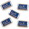 Big Dot of Happiness Ramadan - Mini Candy Bar Wrapper Stickers - Eid Mubarak Small Favors - 40 Count