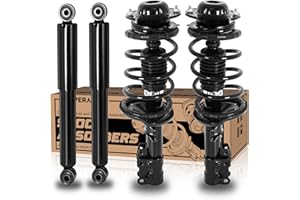 KUIPERAUTO 172179L 172179R 349043 Front Rear Struts Complete Assembly Compatible for 2005-2010 Chevy Cobalt Hhr / 2007-2009 Pontiac G5 4X Front Rear Left and Right Shocks Absorbers