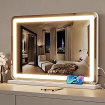 Amazon.com: ZL ZELing Vanity Mirror with Lights, 32" x 23", LED ...