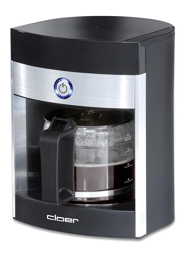 Cloer 5940 coffee maker black/aluminum Amazon.co.uk Kitchen & Home