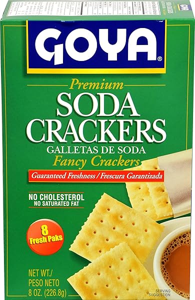 GOYA PREMIUM SODA CRACKERS, 8 OZ