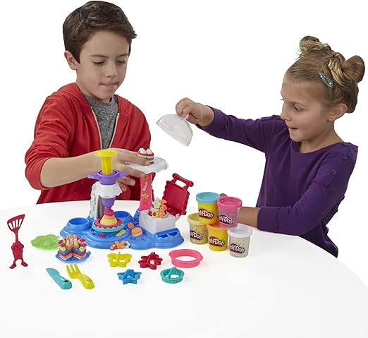 play doh kitchen creations cake party