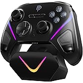 EasySMX D10 Wireless PC Controller – TMR Joysticks, Dual-Mode Triggers, Mechanical Keys, 1000Hz Polling, RGB – Bluetooth Gami