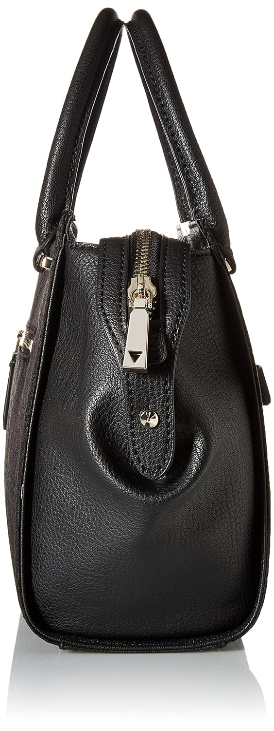 guess ryann jacquard satchel bla