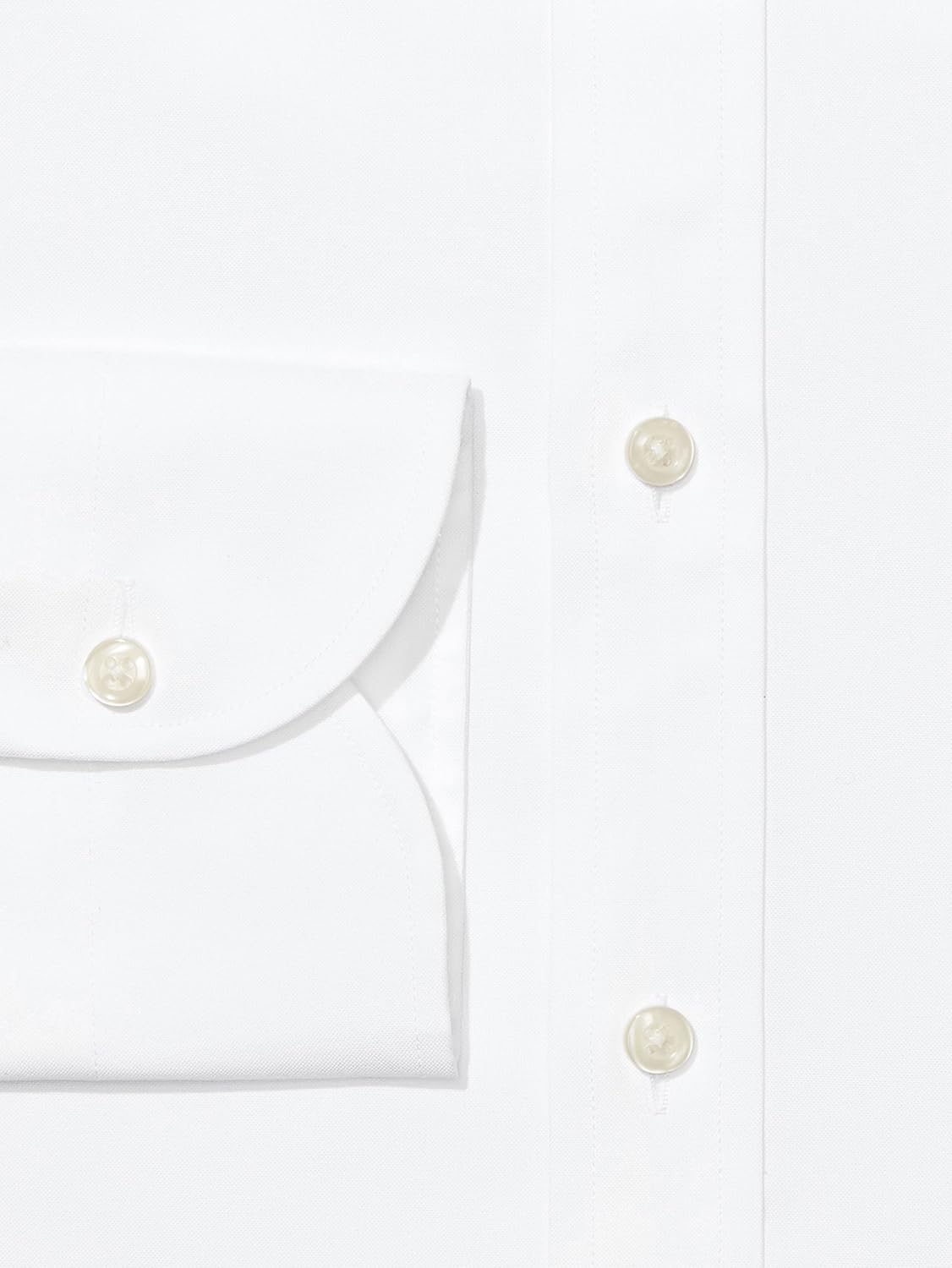  Brand - Buttoned Down Men's Slim-Fit Spread Collar Solid Pinpoint Dress Shirt, Supima Cotton Non-Iron: Clothing