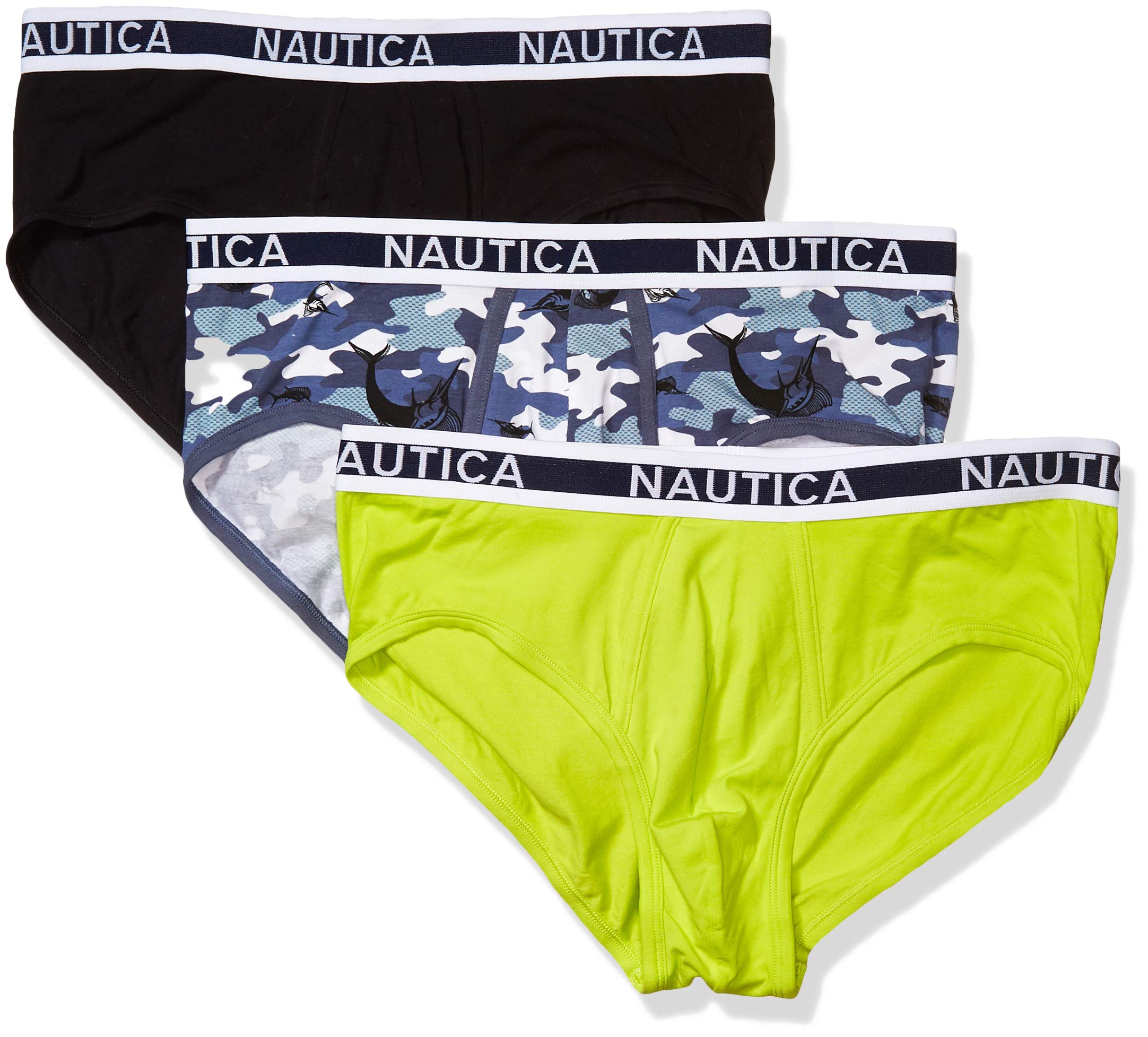 Nautica Men's Classic Cotton Stretch Multipack Briefs Nautical Fashions