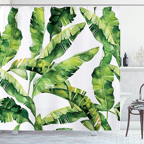 Amazon Com Ambzek Tropical Palm Tree Shower Curtains Green Banana Leaves Plant Painting Summer Coconut Artwork Cloth Fabric Bathroom Decor Set With 12 Pack Plastic Hooks 71 W X 71 H Green Kitchen Amazon Com Ambzek Tropical Palm Tree Shower Curtains Green Banana Leaves Plant Painting Summer Coconut Artwork Cloth Fabric Bathroom Decor Set With 12 Pack Plastic Hooks 71 W X 71 H Green Kitchen