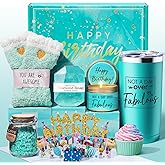 Birthday Gifts for Women Friendship, Ocean Relaxing Spa Gifts Basket Set for Women, Self Care Gifts Unique Happy Birthday Gift Idea for Mom Her Best Friends Sister Wife Girlfriend Coworker Teacher