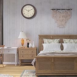 Foxtop 14 Inch Wall Clock Battery Operated Silent