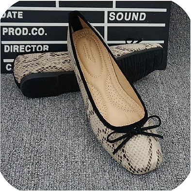 snake flat shoes