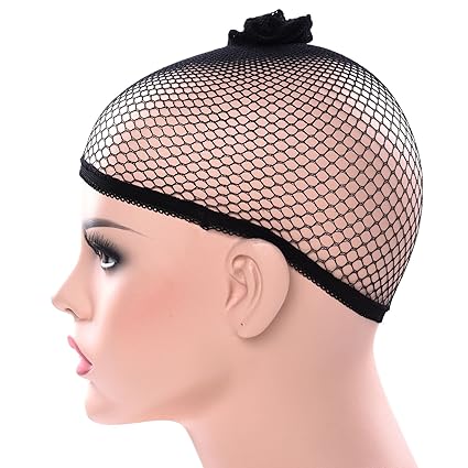 Amazon Com Silike 5 Pieces Wig Caps Elastic Hair Mesh Net Open