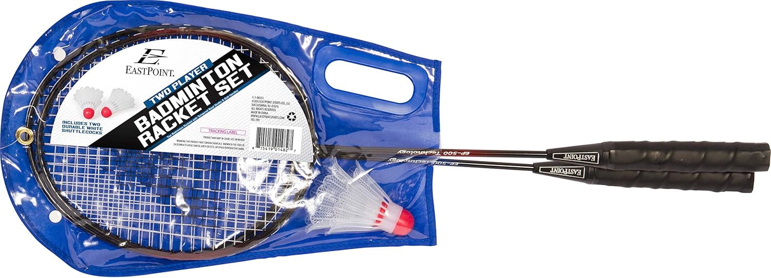 EastPoint Sports 2 Player Badminton Racket Set: Sports & Outdoors