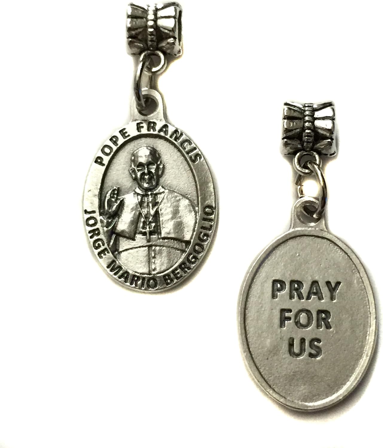 1" Pope Francis Medal Pendant Charm for Necklace Pray For