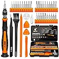 JOREST 40Pcs Small Precision Screwdriver Set, Mini Tool Kit with Torx T5 T6 T8 T9, Triwing Y00, Star Pentalobe, Repair for Ri