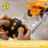 JOYIN Remote Control Dump Truck 2.4GHz LED Lights 600mAh Batteries Boys 3-8 view 3