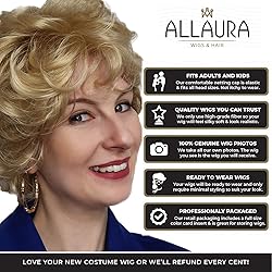 ALLAURA - Betty Golden Grandma Wig for Women
