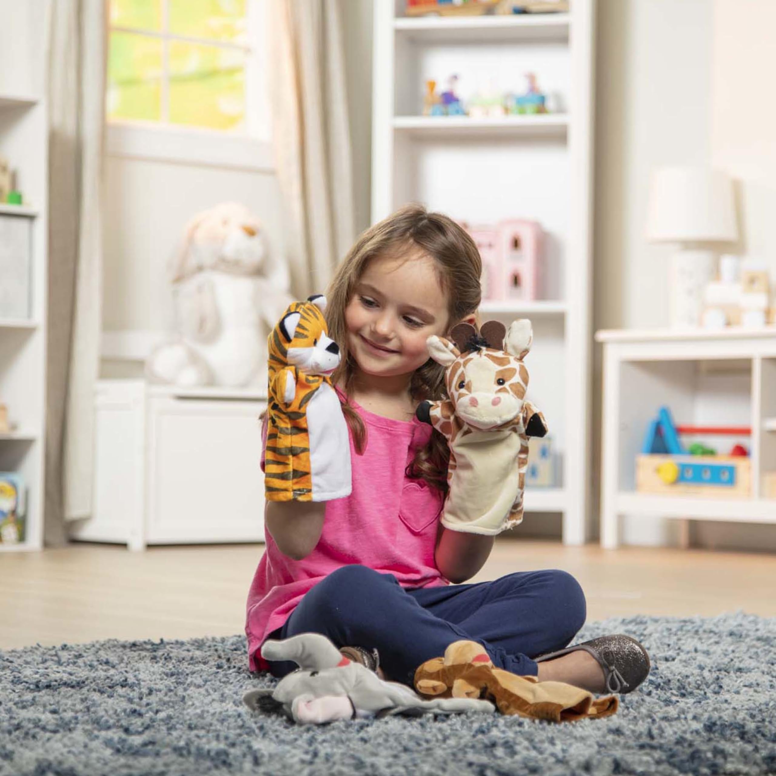 Melissa & Doug Zoo Friends Hand Puppets (FFP)