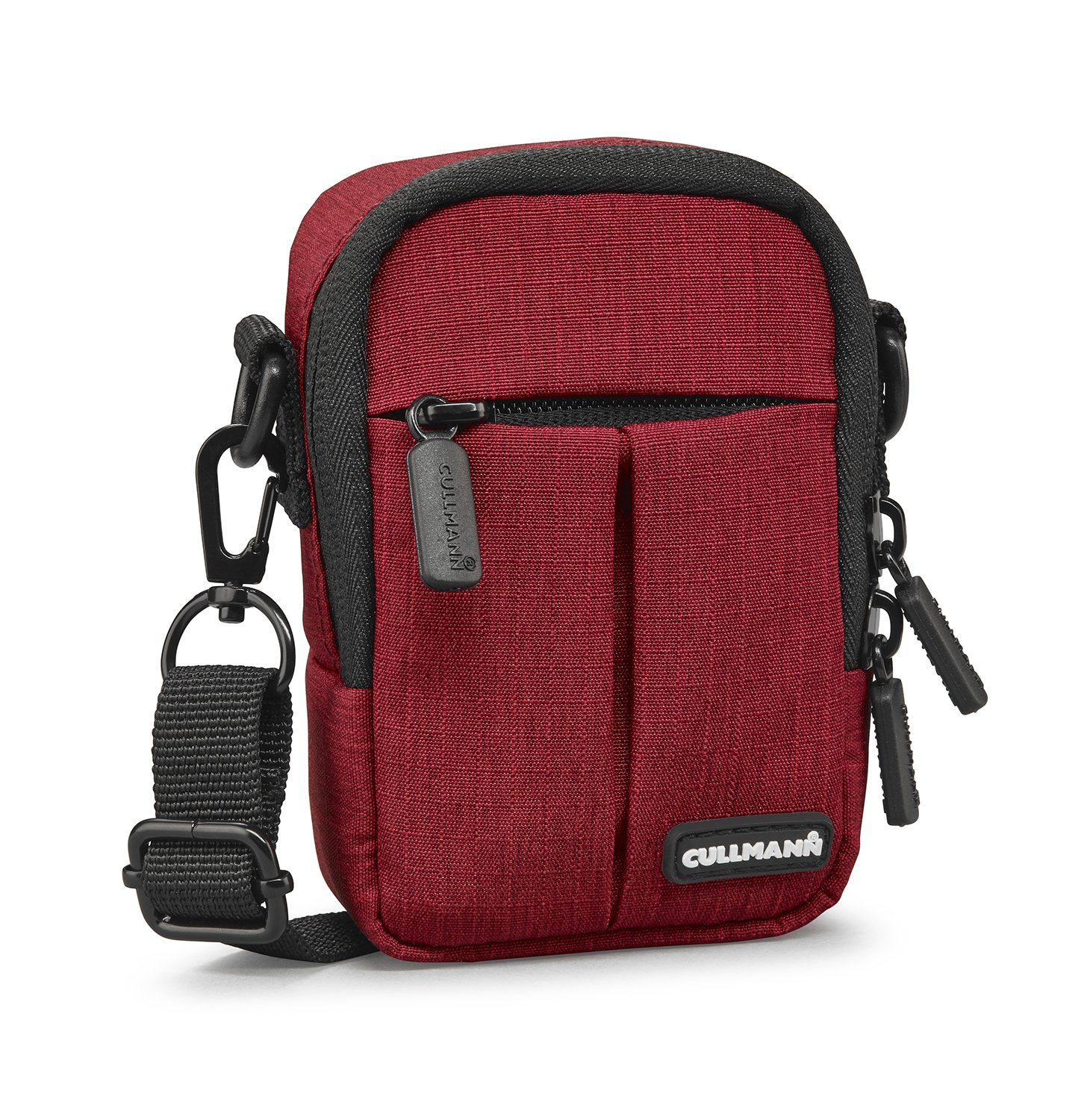 Cullmann - 90222 - MALAGA Compact 300 Camera bag for compact cameras, red - inside dimensions: 70x110x40mm - water-repellent thanks to 450D rip-stop polyester PU coating