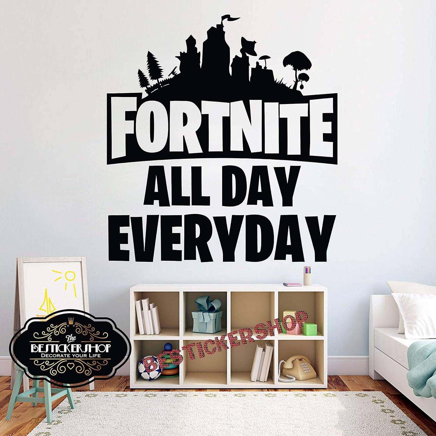 Amazon Com Wall Decal Gamer Personalized Ps4 Eat Sleep Game