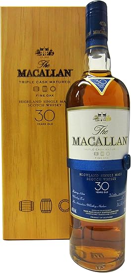 Macallan Fine Oak Triple Cask Matured 30 Year Old Amazon Co Uk Grocery