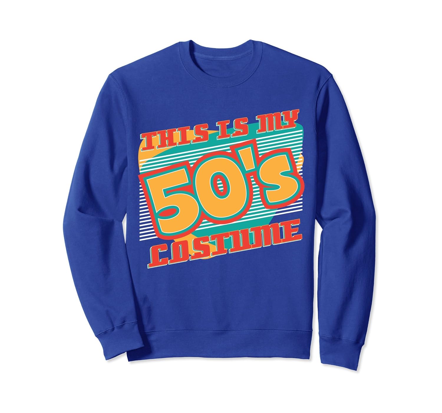 50's Halloween Costume Party Sweatshirt Birthday Men Women-Rose