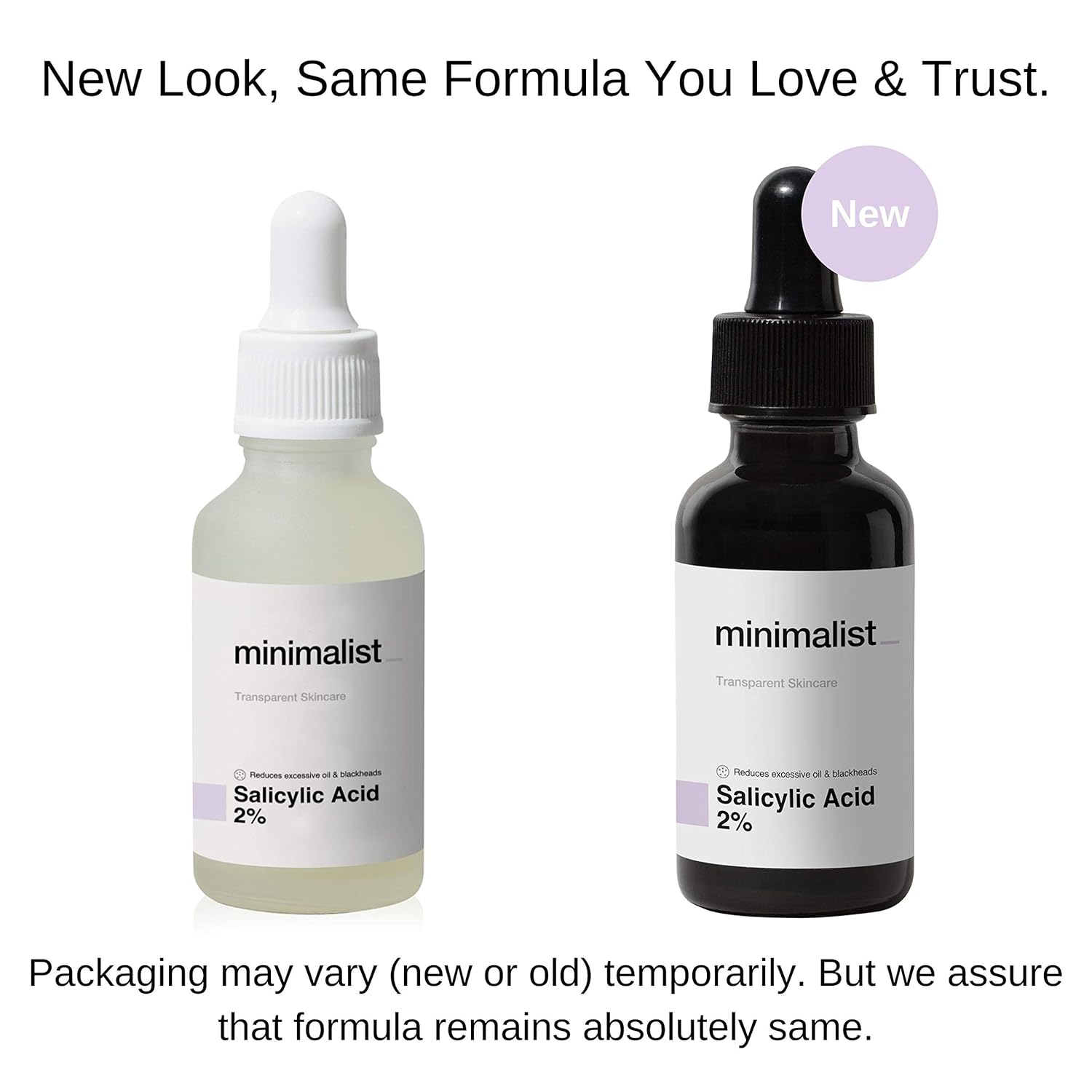 minimalist transparent skincare