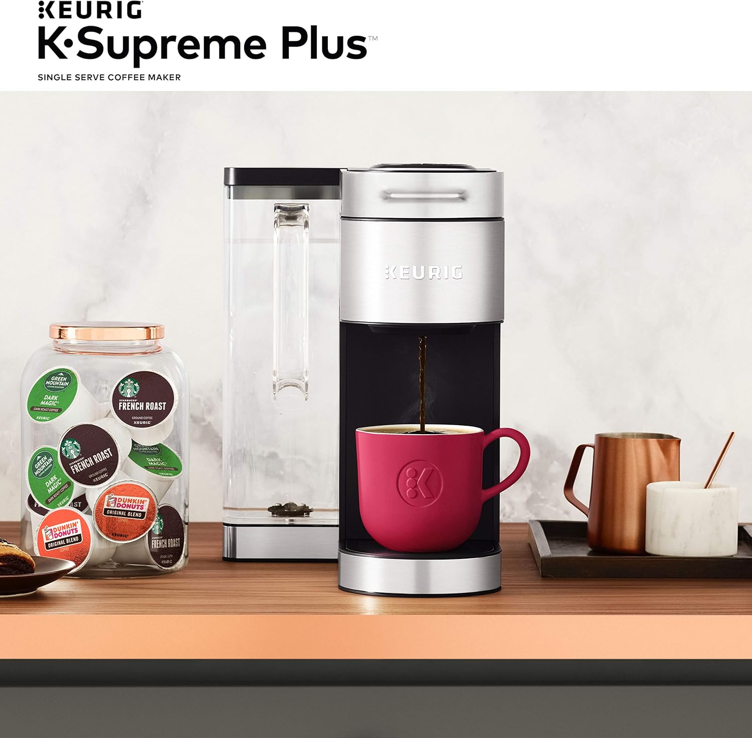 Keurig KSupreme Plus Coffee Maker, Single Serve KCup Pod Coffee