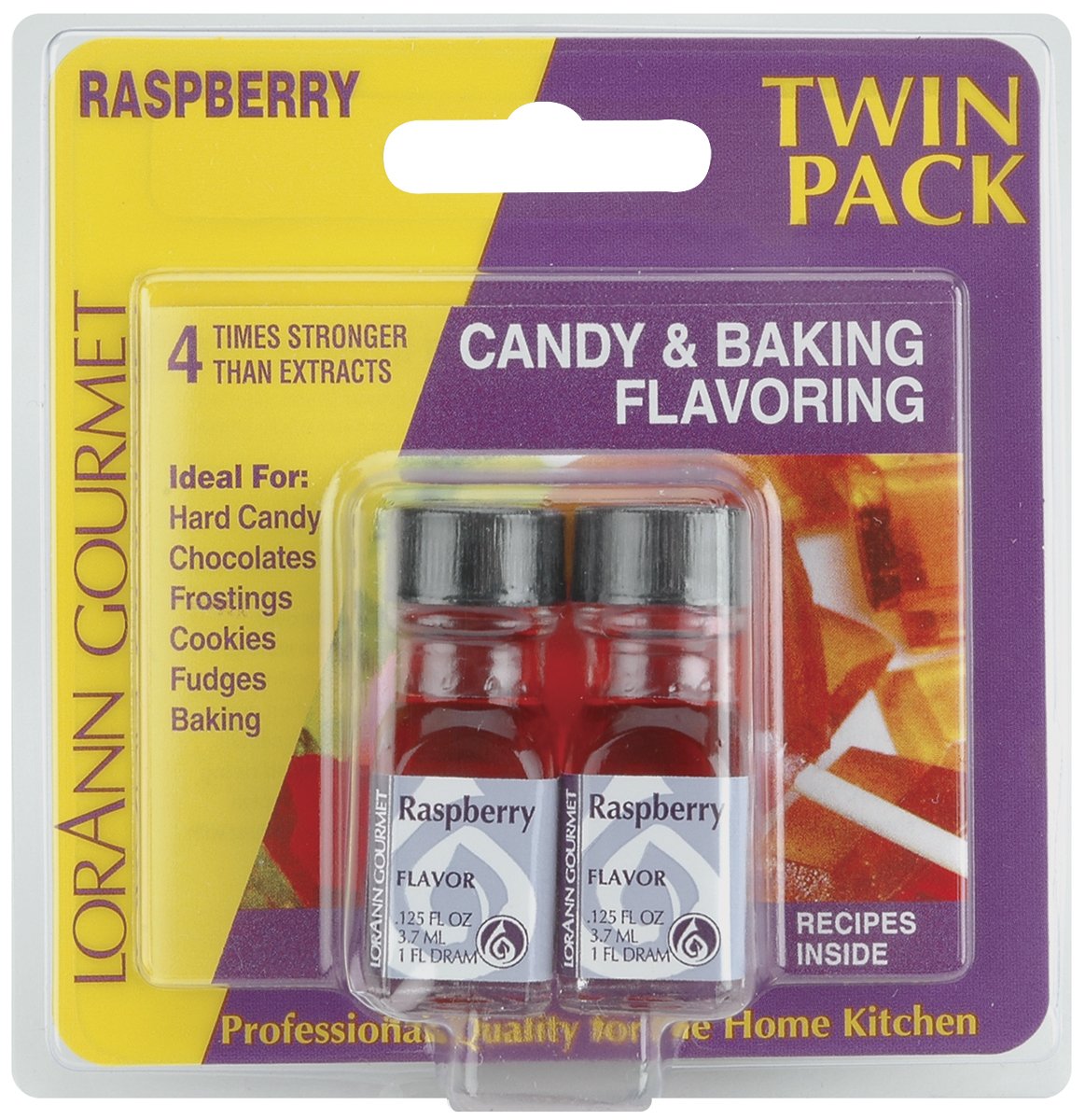 Lorann Oils Candy & Baking Flavoring .125oz 2/PkgRaspberry Amazon.co