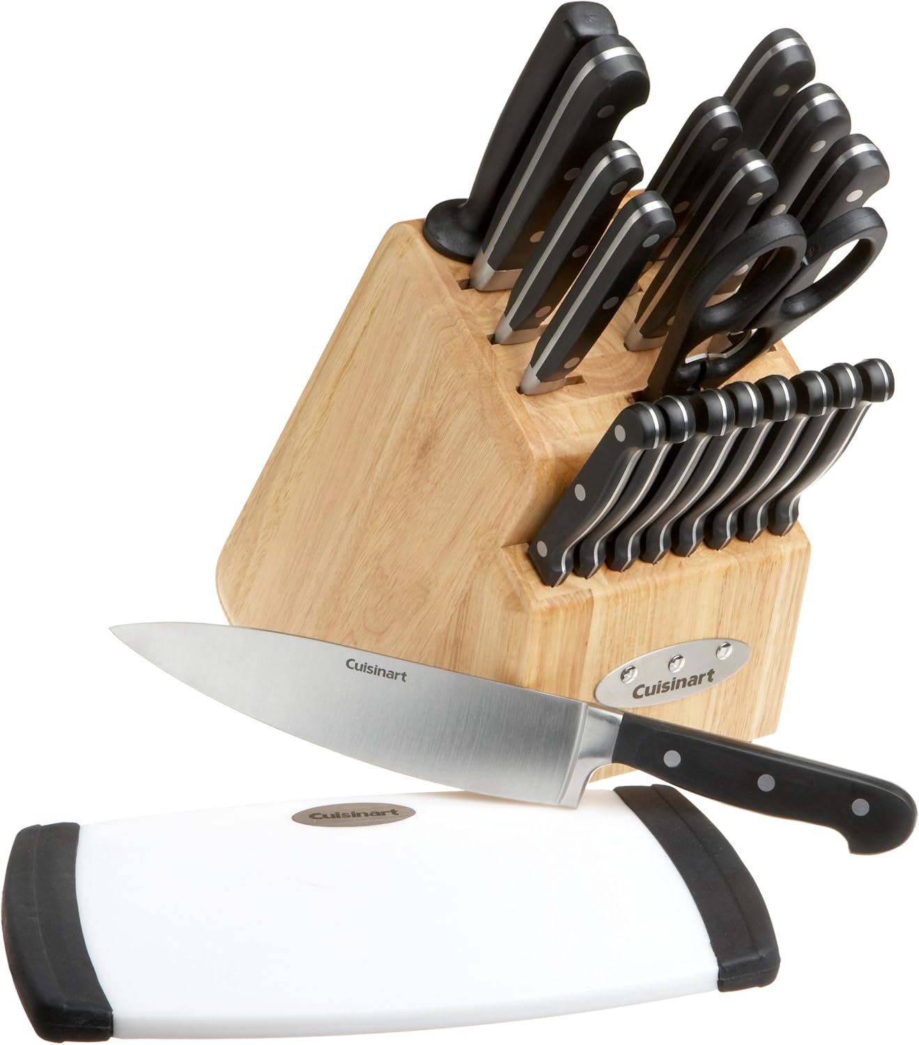 Cuisinart 20Piece Knife Set with Bonus Poly Cutting Board
