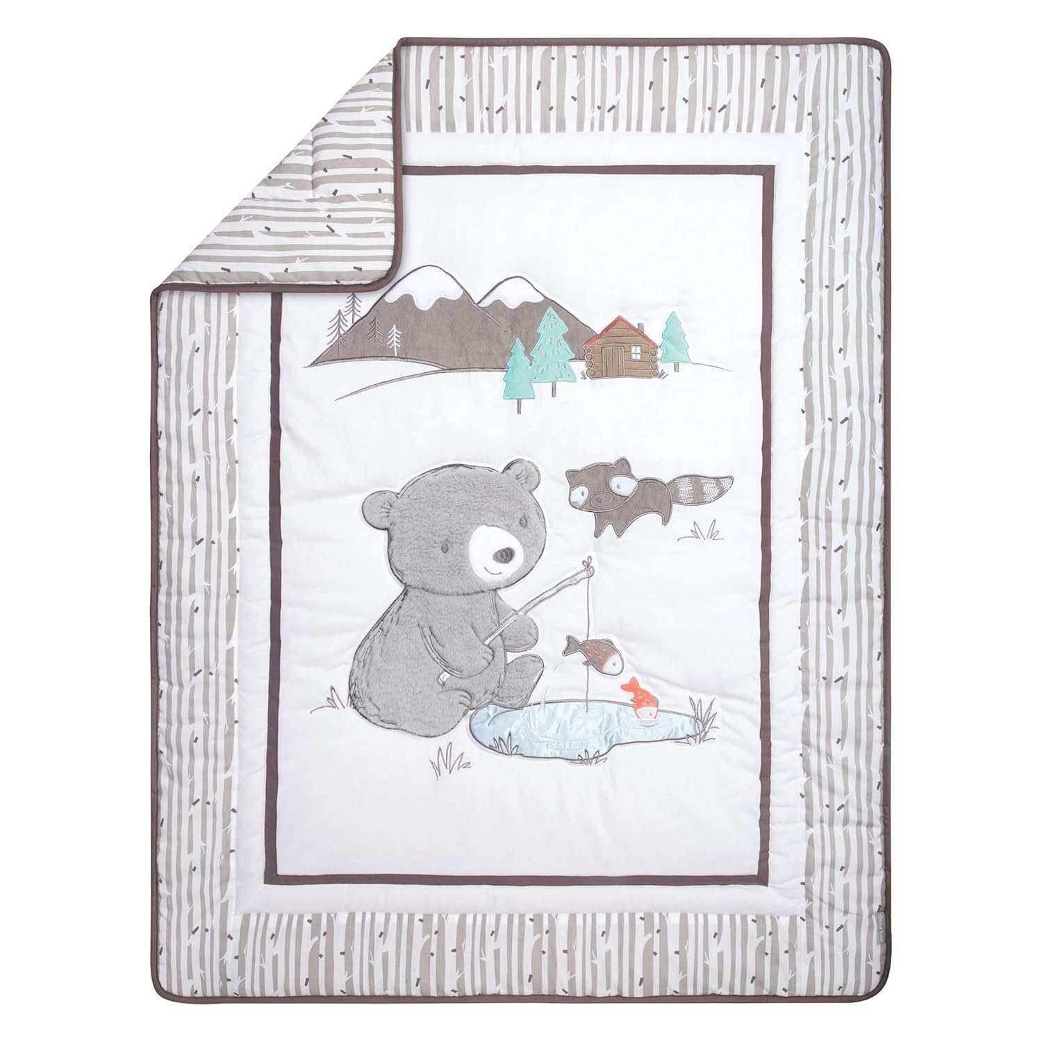 gone fishing crib bedding set