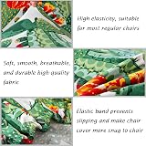 HZDHCLH Chair Covers Slipcovers 6 PCS Stretch Removable Washable Cactus Design view 2