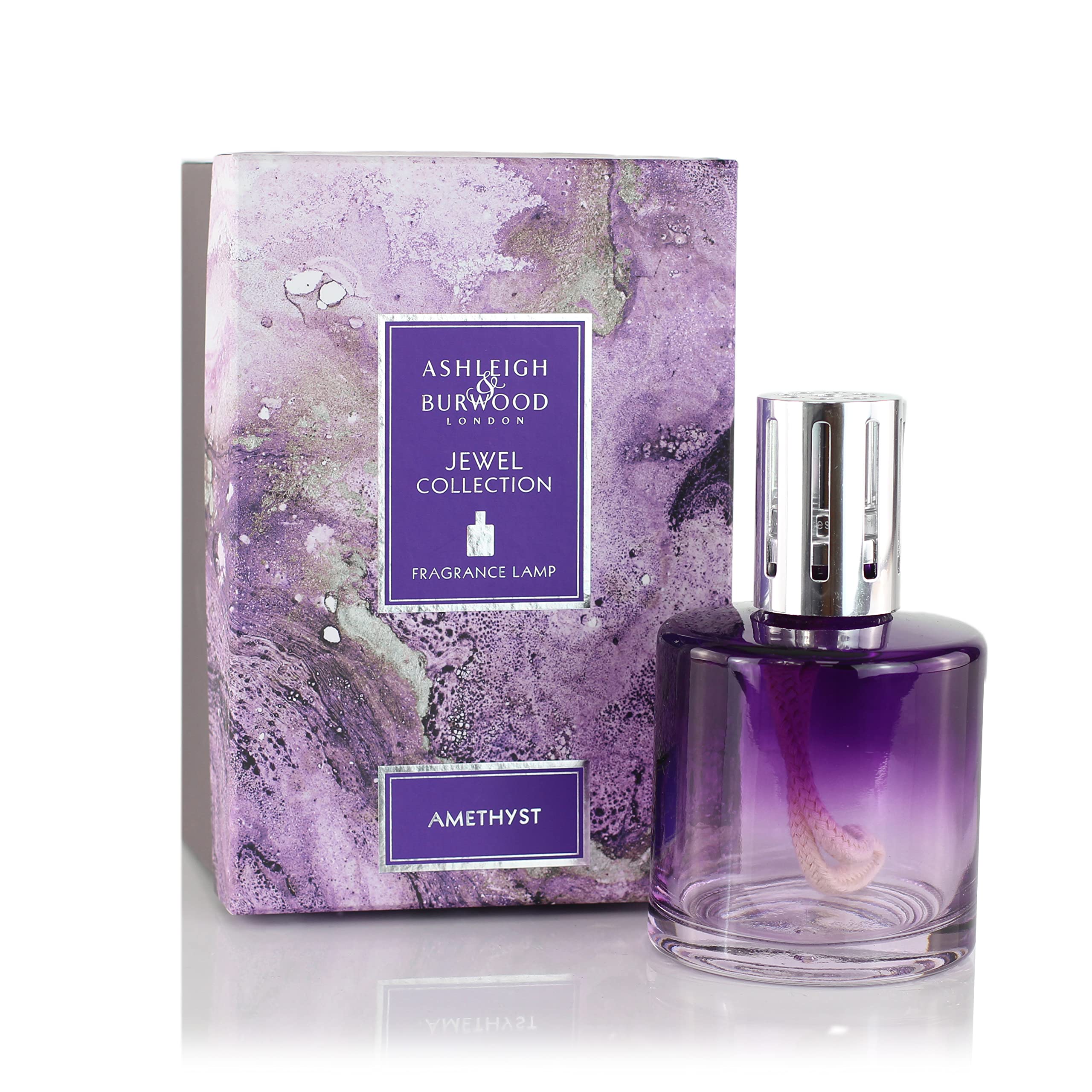 ASHLEIGH & BURWOOD | Fragrance Lamp - Amethyst | Small | 30-40 Minutes Burn Time| Sleek Modern Design