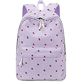 Bluboon School Backpack for Teen Girls Bookbags Elementary High School Corduroy Laptop Bags Women Travel Daypacks