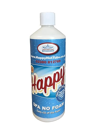 Happy Hot Tubs 1l No Foam Away Anti Foamer Fix Foaming Chemicals Hot Tub Spa Hottub Spas