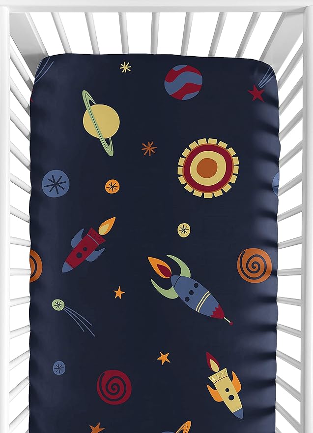 outer space crib sheets